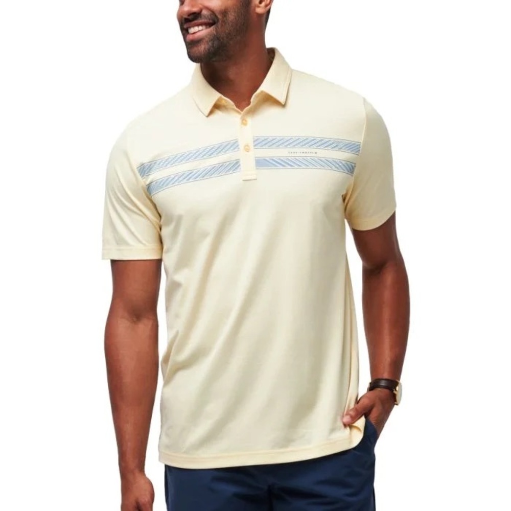 Travis Mathew Jetty Jumper Golf Polo XL With Custom logo